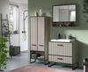 Badezimmer Hochschrank Scana in sand 59 x 159 cm Bild 5