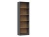 ibonto BÜCHERREGAL Laminierte ANTHRAZIT / ARTISAN EICHE Erhältlich in verschiedenen Größen (H 182 x T 30 x B 60 cm) Bild 5