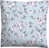 Traumhaft schlafen - Castell - Markenbettwäsche Polycotton Biber 0351106 BLÜMCHEN, taubenblau, 1x 135x200 cm + 1x 80x80 cm Bild 3