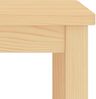 vidaXL Nachttisch Natur 35x30x47 cm Massivholz Kiefer 322209 Bild 4