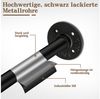 Clanmacy Kleiderstange 2 St Garderobenstange Garderobe Halter Kleiderständer Wand Wandmontage (Wandgarderoben, Garderobenstangen, 2 St, 2x Kleiderstange, 24 Haken, 16 Schrauben, 16 Kunststoffteile), Hohe Belastbarkeit bis 65kg,Einfache Installation, Hä... Bild 3