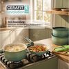 Genius Pfannen-Set Cerafit Revolution Vario Kochgeschirr, (27-teiliges - Set, All-in-One Kochset für maximale Vielseitigkeit), Platzsparend stapelbar mit abnehmbaren Griffen Bild 2
