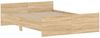 vidaXL Bettgestell mit Kopf- und Fußteil Sonoma-Eiche 140x190 cm 3203784 Bild 4