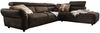 KAWOLA Sofa RISO Ecksofa mit motorischer Sitztiefenverstellung Leder anthrazit Recamiere rechts 81 x 240 x 263 cm Bild 2