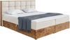MEBLINI Boxspringbett LOFTY 1 180x200 cm mit Bettkasten - H4/Creme Samt Polsterbett - Doppelbett mit Topper & Taschenfederkern-Matratze Bild 2