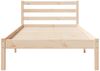 vidaXL Bettrahmen Braun 225,5 x 105,5 x 69,5 cm Massivholz Kiefer 869778 Bild 5