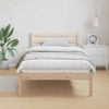 vidaXL Bettrahmen Braun 225,5 x 105,5 x 69,5 cm Massivholz Kiefer 869778 Bild 4