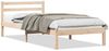 vidaXL Bettrahmen Braun 225,5 x 105,5 x 69,5 cm Massivholz Kiefer 869778 Bild 3