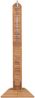 vidaXL Gartendusche Massivholz Teak 70x75x204 cm 44667 Bild 3
