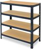 shelfplaza HOME 100x120x60 cm Schwerlastregal in anthrazit mit 4 Böden und 175 kg Traglast pro Boden Bild 5