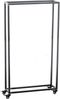 Kaminholzregal innen Metall BETTA - mit Rollen, 25x60x150 Brennholzregal innen Kaminholzständer Kaminholzhalter Feuerholzregal Innen Holz stapeln Wohnzimmer Bild 5