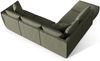 Micadoni Modulares Ecksofa Chris 4-Sitzer Links Strukturierter Stoff Gedämpftes Blau Bild 4