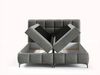 Boxspringbett Schlafzimmerbett SOPHIE 180x200cm Stoff Salvador Grafit Bild 4