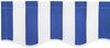 vidaXL Markisenschürzen-Ersatz Blau und Weiß 2,5 m Polyester 42000666 Bild 5