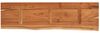 vidaXL Baumkante ohne Halterungen, Massivholz Akazie natur, 100 x 30 x 2,5 cm Bild 5