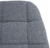 Esszimmerstuhl HWC-A60, Küchenstuhl Stuhl Drehstuhl, Stahl FSC® Stoff/Textil Bouclé (450g/m²) ~ dunkelgrau Bild 5