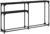 vidaXL Konsolentisch Schwarz Eichen-Optik 146 x 22.5 x 75 cm 882216 Bild 2