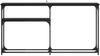 vidaXL Konsolentisch Schwarz Eichen-Optik 146 x 22.5 x 75 cm 882216 Bild 5