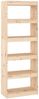 Bücherregal | Raumteiler Regal 60x30x167,5 cm Massivholz Kiefer Bild 2