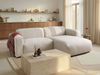 Ecksofa 3-Sitzer FAABORG Bouclé Beige linksseitig Bild 3