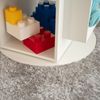 HOME DELUXE Kinderregal drehbar JUNA - 60 x 60 cm Weiß Bild 5