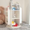 HOME DELUXE Kinderregal drehbar JUNA - 60 x 60 cm Weiß Bild 3