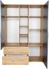 arthur berndt Jugendzimmer-Set Alessio, (Set, 4-tlg, Kleiderschrank mit Schubfächern, Regalelement, geräumiger Auszug), mit Melamin-Oberfläche Bild 4