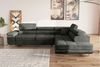 Stylefy Marokko Ecksofa Dunkelgrau Velours MONOLITH Rechts Bild 3