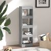 vidaXL Bücherregal/Raumteiler Grau Sonoma 40x30x135 cm 813591 Bild 4
