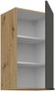 Küchen Hängeschrank 40 cm ARIA Graphite ultra matt + Eiche Artisan matt, hochwertige Fronten mit Anti Fingerprint Beschichtung Küchenzeile Küchenblock Bild 3