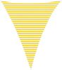 vidaXL Sonnensegel Gelb und Weiß 4 x 5 x 5 m 100 % Polyester Oxford 42031169 Bild 2