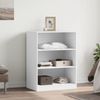 vidaXL Kleiderschrank Weiß 77x48x102 cm Holzwerkstoff 840821 Bild 3