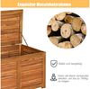 COSTWAY Gartenbox, Aufbewahrungsbox bis 160kg, Akazienholz, 120x45x45cm Bild 2