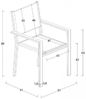 Gardissimo SPACE 6x Alu Stapelsessel Textilenbezug Sessel anthrazit Bild 2