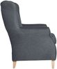 Ohrensessel Karlen Bezug Flachgewebe Buche natur / denim 22011 Bild 3