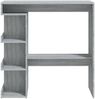 vidaXL Bartisch mit Regal Grau Sonoma 100x50x101,5 cm 812961 Bild 5