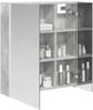 vidaXL Badezimmerspiegelschrank Beton Grau 63,5 x 15,5 x 70 cm 889242 Bild 3