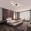ZMH LED-Deckenleuchte, 37 W, 3000 K, Warmweiß, modern, runder Ring, schwarz, 89 cm, Designer-Schreibtischlampe für Schlafzimmer, Wohnzimmer, Flur, Büro, Küche Bild 4