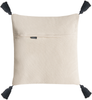 Dekokissen 2er Set SARACA Baumwolle 45 x 45 cm Schwarz Beige Geometrisches Muster Bild 5