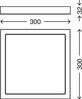 Di-Ka LED Deckenleuchte Cool & Cosy 21W 30x30cm warmweiß-kaltweiß Bild 4