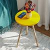 Jungengel Beistelltisch Kaffeetisch Dreibein 9x Farben Holz Ablagetisch Nachttisch Rundtisch, Vintage & Retro, Einfacher Aufbau, TSE, ISO 9001 und FSC Bild 2