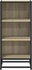 vidaXL Sideboard Sonoma-Eiche 35,5x35x76 cm Holzwerkstoff und Metall 848950 Bild 4