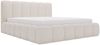GRAINGOLD Cloud Bett 200x200, Polsterbett mit Bettkasten, Bouclé-Stoff, mit Kopfteil, Beige Bild 2