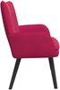 vidaXL 2-Sitzer Sofa Weinrot 115 x 61 x 87 cm Samt (V) 42028917 Bild 5