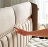 Bambi Boxspringbett mit Matratze Kopfteil Boxspringbett 180x200 - 90x200 Biosalt LED (Boxspringbett SET), LED und USB Bild 3