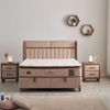 Bambi Boxspringbett mit Matratze Kopfteil Boxspringbett 180x200 - 90x200 Biosalt LED (Boxspringbett SET), LED und USB Bild 4