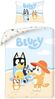 Bluey Bettwäsche Set aus Baumwolle Bettdeckenbezug 140 × 200 cm mit 70 × 90 cm Kissenbezug Bild 1