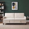 vidaXL Sofa mit Stauraum Creme 192 x 78 x 87 cm Polyester 42036997 Bild 3