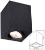 Deckenleuchte SPOTLIGHT maxi | schwenkbar | eckig | GU10 schwarz | Kaltweiß Bild 3