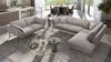 Sofanella Ecksofa ESTELLA Eckcouch Wohnlandschaft Stoffcouch in Hellgrau Bild 5